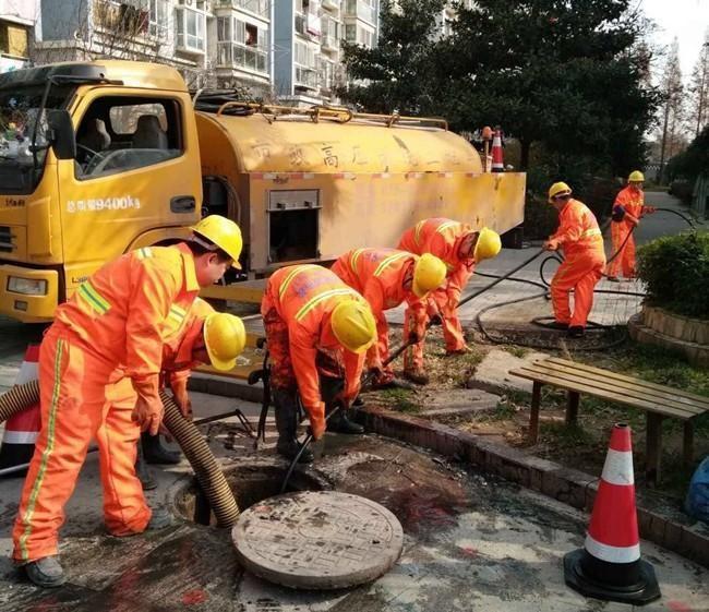 金银川路街道市政管道清淤